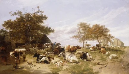 A Dairy Farm on the Marshes, East Kent, 1859