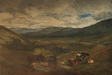 In the Highlands, ca 1847-70 (olja på duk)