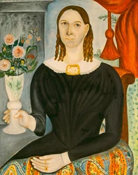 Eliza Welch Stone, ca 1845 (olja på duk)