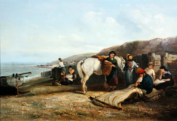 Mending the Nets (olja på duk)