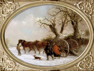 Vinter (olja på duk)