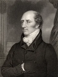 George Canning, premiärminister, graverad av W. Holl, från 