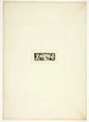 Studera för en tallrik från The Triumphs of Temper, i Royal Engagements Pocket Book från 1796