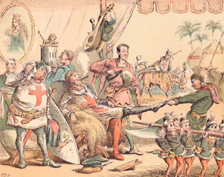 Kung Richard I i Palestina, c1884