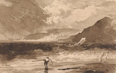 Lyme Regis, Dorsetshire, en squall