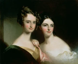 Porträtt av Ellen och Mary McIlvaine