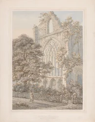 Västra fönstret i Tintern Abbey