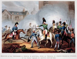 De allierade befälhavarna i Leipzig, 1813-1815