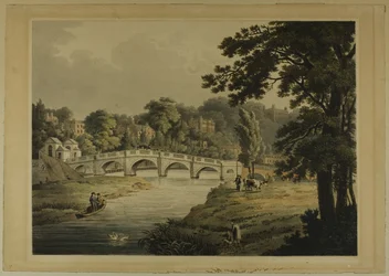Utsikt över Richmond från bron