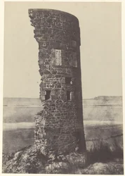 Torn träffat av blixten, Saint-Ouen Bay,1854 (foto)