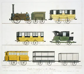 Coaches Employed on the Railway, skylt 7 från 