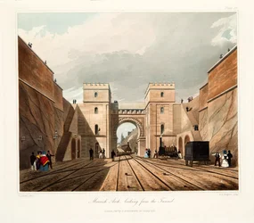 Morisk båge, sedd från tunneln, 1831