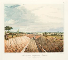 "Nära Liverpool, blickar mot Manchester", 1831