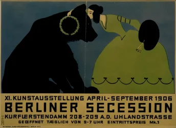 Berlin secession 1906 / T. Heine / affisch, 1906