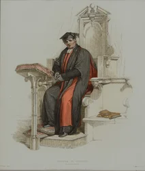 Doctor in Divinity, graverad av J. Agar, publicerad i R. Ackermanns 