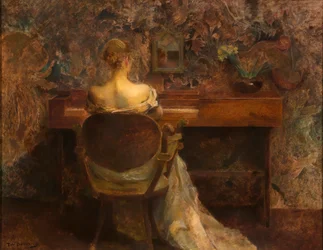 Spinet, ca. 1902.