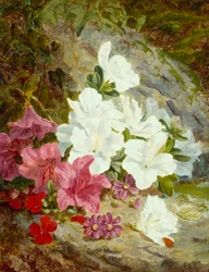 Azaleor (olja på duk)