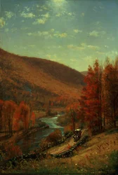 En väg genom Belvedere, Vermont