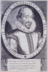 Porträtt av Guillaume Le Gangneur (1553-1624), sekreterare i den franska kungens kammare