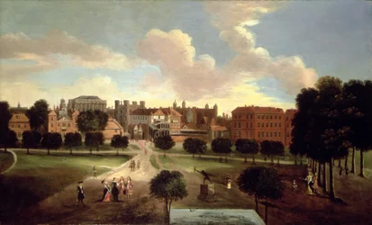Utsikt över Old Horse Guards Parade från St. James" Park