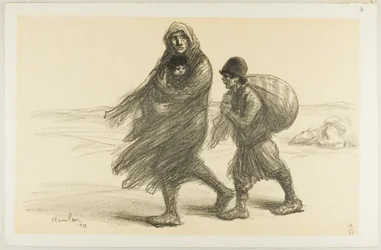 Serbian Exodus, plansch tjugoett från Actualités