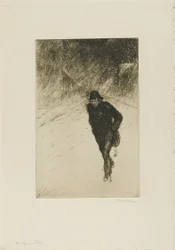 Vagabond i snön
