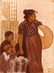 The Laundress, ca 1900