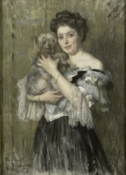 Mary Catherine Josephine Jordan (1866-1948). Hustru till målaren George Hendrik Breitner