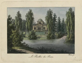 Rosenpaviljongen i Pavlovsk Park, 1810-talet.