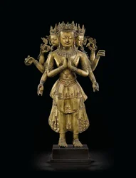 Ekadashalokeshvara statue