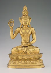 Vajrasattvadhatu Lokesvara (förgylld kopparlegering)