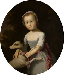 Porträtt av Miss Charlotte Bridgeman som barn (1800-1877), ca 1805-15 (olja på duk)