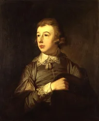 Porträtt av en pojke, sägs vara William Pitt, The Younger (1759-1806) (olja ombord)