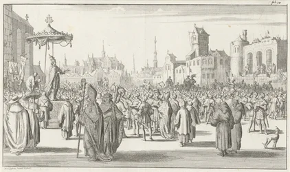 Påven Urban II predikar det första korståget, 1683