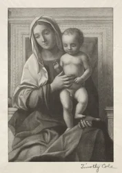 Gamla italienska mästare: Madonna och barn, 1888-1892.