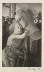 Gamla italienska mästare: Madonna och barn, 1890.