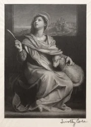 Gamla italienska mästare: St. Agnes, 1888-1892.