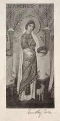Gamla italienska mästare: St. Agnes, 1888-1892.