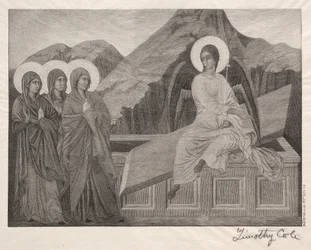 Gamla italienska mästare: The Three Marys at the Sepulcher, 1888-1892.
