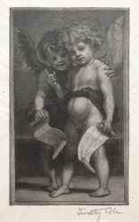 Gamla italienska mästare: Två barnänglar, 1888-1892.