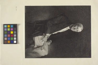 Porträtt av John D. Rockefeller (bläck)