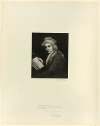 Porträtt av Mary Wollstonecraft, från Old English Masters
