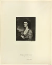 Porträtt av Mrs Davies, från Old English Masters
