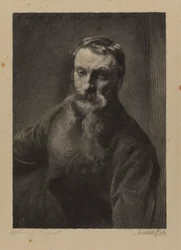 Porträtt av Rodin