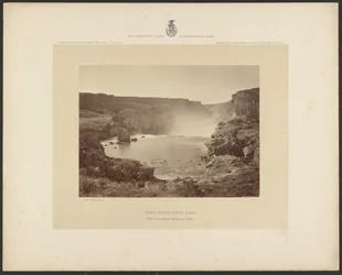 Snake River Cañon, Idaho, utsikt från ovanför Shoshone Falls
