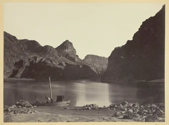 Black Cañon, Coloradofloden, från läger 8, sedd uppströms