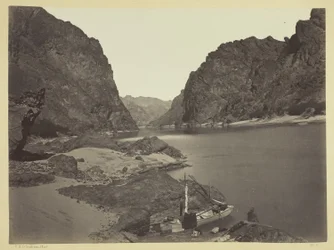 Black Cañon, Coloradofloden, sedd uppströms från läger 7