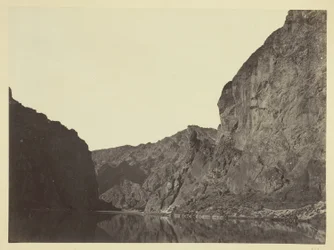 Black Cañon, Coloradofloden, sedd nedströms från Big Horn Camp
