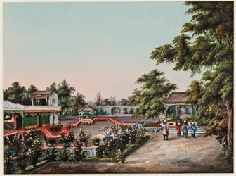 Howquas trädgård, Honam