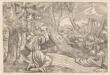 Saint Francis får stigmata